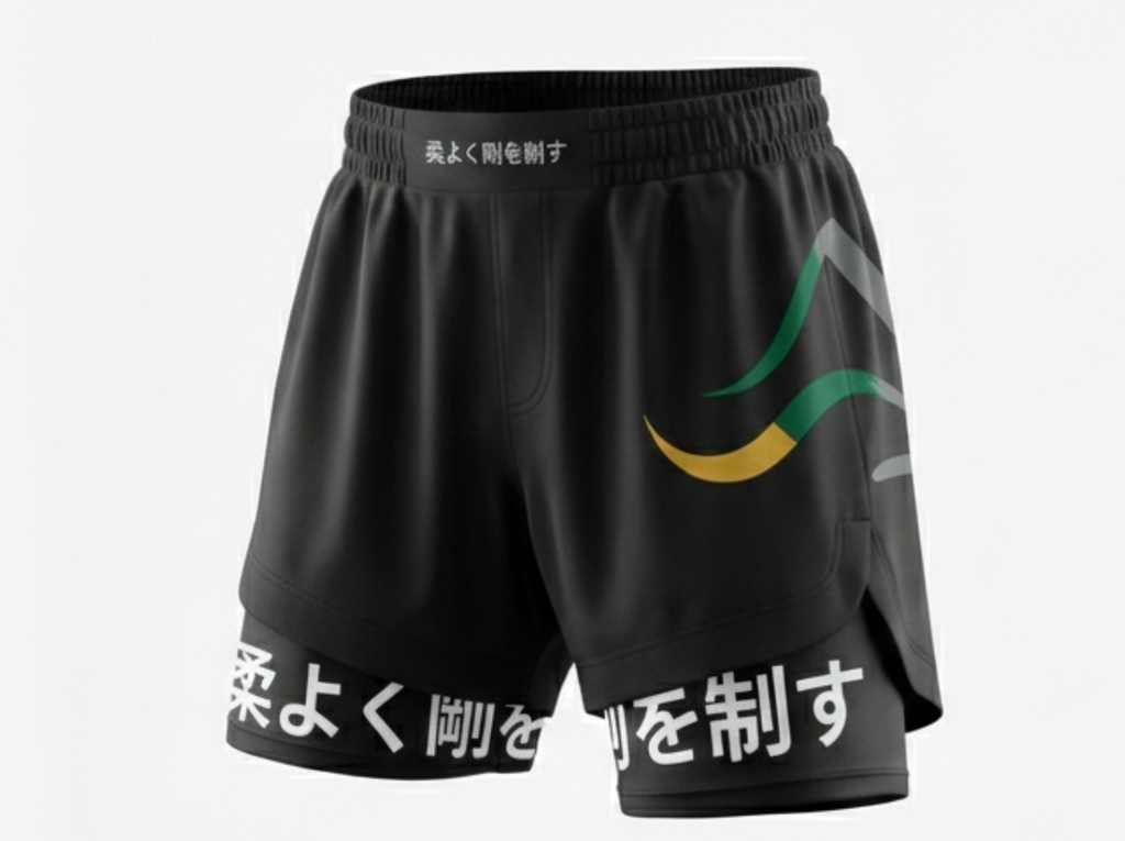 KENSEI SHORTS - BLACK - Gentle Art Collective 