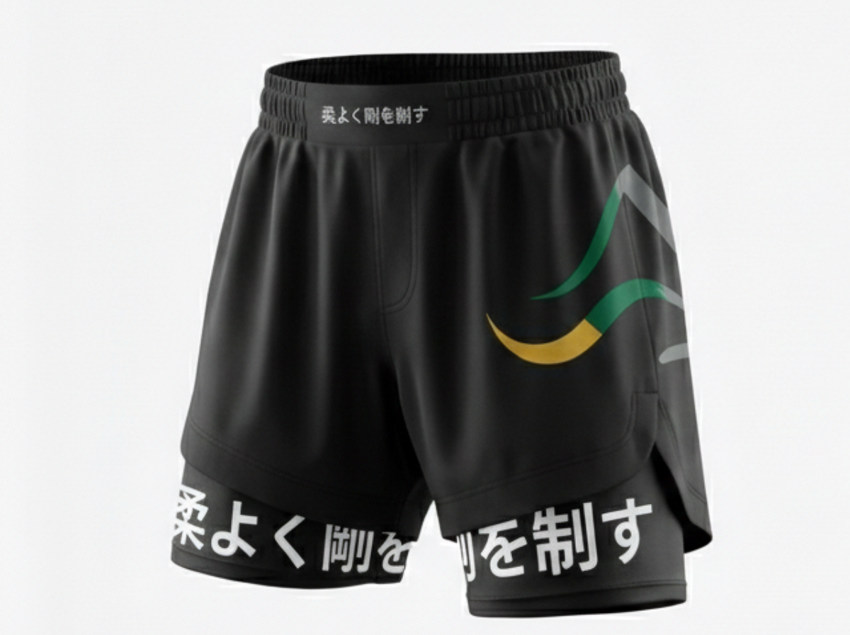 KENSEI SHORTS - BLACK - Gentle Art Collective 