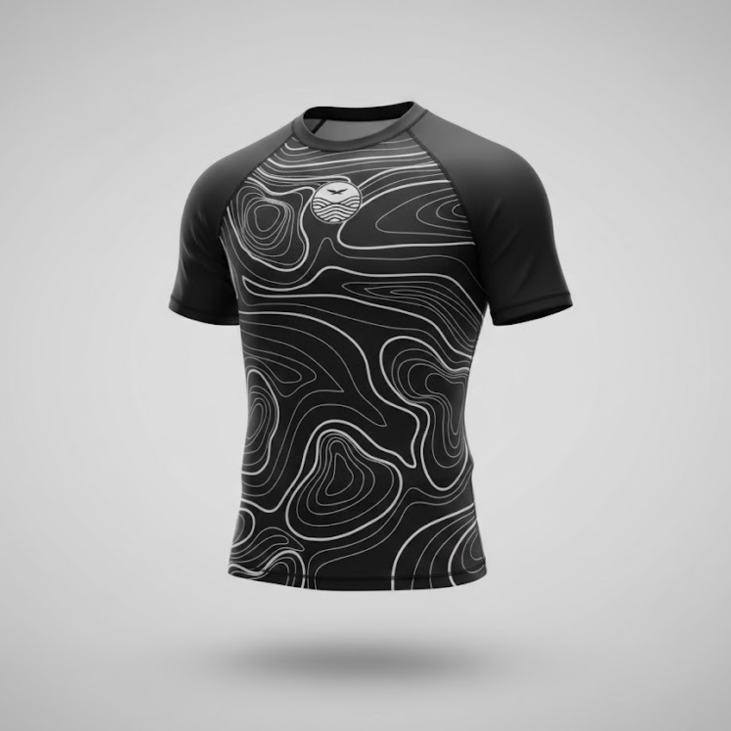 UNDERCURRENT RASH GUARD - BLACK - Gentle Art Collective 