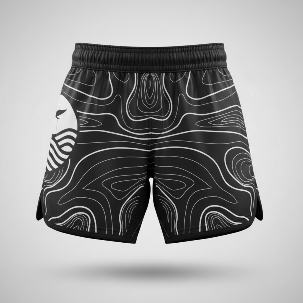 UNDERCURRENT SHORTS - BLACK - Gentle Art Collective 